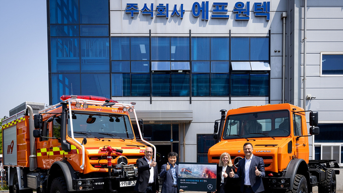 다임러 트럭 코리아, 에프원텍과 메르세데스-벤츠 유니목 2023 판매 계약 체결 진행