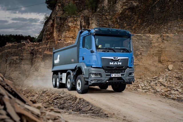 만트럭버스코리아, '뉴 MAN TGS 540마력 덤프트럭‘ 출시