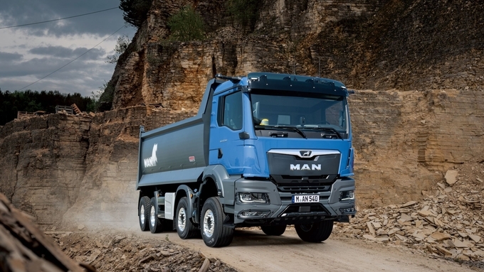 만트럭버스코리아, '뉴 MAN TGS 540마력 덤프트럭‘ 출시